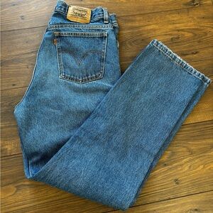 Vintage Levi's Orange Tag Classic Blue Denim with Tan Label
